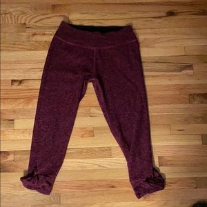 Spacedye walk and talk knotted Capri Medium purp